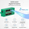 Extralink 4portový Gigabit PoE injektor, aktivní, 4× Náhled obrázku produktu 4
