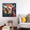 ARTland Poster Stier mit Kranz Größe: 40x40 cm Produktbild-Vorschau 5