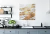 MuchoWow® Poster Marmor - Muster - Gold - Weiß 75x75 cm - Produktbild-Vorschau 3
