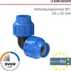 KIRCHHOFF Verbindungswinkel 90°, Kunststoff, 20 x 20 mm, Produktbild-Vorschau 1