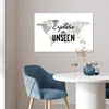 MuchoWow® Poster Weltkarte - Weiß - Zitat 90x60 cm - Produktbild-Vorschau 5