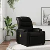 Massagesessel Schwarz Kunstleder Produktbild-Vorschau 2