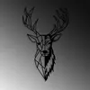 Wallity, Red Deer 2, décoration murale, noir, métal, 42 x Voir les images du produit 4