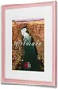 A pink picture frame with a landscape photo of Colorado inside. Produktbild-Vorschau