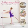 COSTWAY barra per danza classica da 120 cm, barra per danza Anteprima dell’immagine prodotto 7