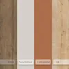 DECORTIE Wave Hänger Dunkel Braun- Sandstein-Zimt- Eiche 64 Produktbild-Vorschau 7