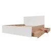 Merax Doppelbett Holzbett 140x200 cm mit 2 Schubladen, Produktbild-Vorschau 9