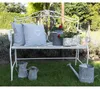 Clayre & Eef Blumentopf Ø 17x16 cm Grau Beige Keramik Produktbild-Vorschau 2
