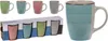 Kolorowe kubki ceramiczne w pudełku upominkowym - zestaw 4 Podgląd zdjęcia produktu 18