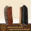 Rosshaar Polierbürsten Set 2 Stück | Schuhbürsten Produktbild-Vorschau 3