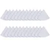 Two rows of white triangular filters are arranged on a white background. Produktbild-Vorschau