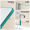 EMKE 70x140cm Duschtrennwand für Badewanne Faltwand Produktbild-Vorschau 4