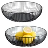 2 Obstschale Schwarz Matt, Metall, Rund, Modern, Seicht Produktbild-Vorschau 1