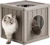 Bama Pet Qublo Katten Kubus 35x35x35 cm Taupe Anteprima dell’immagine prodotto 2