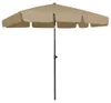 vidaXL Plážový slnečník Taupe 200x125 cm Náhľad obrázku produktu 7