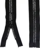 Reißverschluss 5mm 80 cm schwarz silber teilbar Produktbild-Vorschau