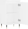 vidaXL Kredens biały 40x35x70 cm Materiał drewnopochodny Podgląd zdjęcia produktu 6