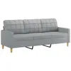 A studio shot of a grey sofa against a white background. Produktbild-Vorschau