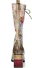 Laura Vita Schnürstiefel Beige Produktbild-Vorschau 2