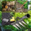 Unkrautharke Gartenkralle Rechen Gartenwerkzeug - PRONGSPRO Produktbild-Vorschau 2