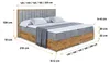ALTDECOR Boxspringbett LOLLI4 mit H4-Matratze, Kopfteil und Produktbild-Vorschau 7