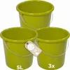 Novaliv 3 pezzi secchio 5L verde con bilancia - Secchio per Anteprima dell’immagine prodotto 3