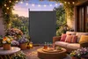 Paravent Outdoor Wetterfest 150 x 190 cm Grau | Raumteiler Produktbild-Vorschau 2