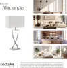 tectake® Tischleuchte Avina modernes Design, blendfreies Produktbild-Vorschau 4