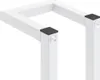vidaXL Wieszak na ręczniki biały 12,5x12,5x60 cm stalowy Podgląd zdjęcia produktu 5