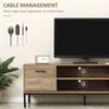 HOMCOM Meuble TV meuble télé bois banc TV pour téléviseur Voir les images du produit 4