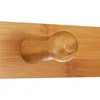 relaxdays Věšák na kabáty hnědé dřevo 4 háčky 70,5 x 150,0 Náhled obrázku produktu 7