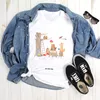 Mr. & Mrs. Panda T-Shirt Waldtiere Picknick - Weiß - Produktbild-Vorschau 2