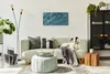 Wandbild Leinwand Bilder mit Uhr Geräuschlos 60x30 Malerei Produktbild-Vorschau 4