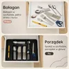 Deleca regulowany organizer na sztućce 8 przegródek, wkład Podgląd zdjęcia produktu 2