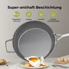 Bratpfanne Keramik mit Deckel 28cm 5L Antihaft Induktion Produktbild-Vorschau 2