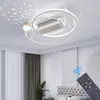 Stropný ventilátor s LED osvetlením s diaľkovým ovládaním Náhľad obrázku produktu 1