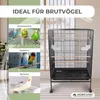 Mobiclinic Cage à oiseaux XL Pets Roues de transport Cages Voir les images du produit 8