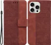iPhone 16 Pro Hülle - Coverup Geometric Klapphülle - Braun Produktbild-Vorschau 1