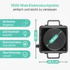 Clatronic EKP 3582, Schwarz, Arbeitsplatte, Versiegelte Produktbild-Vorschau 2