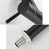 Close-up shots of a black faucet, showing the handle and the threaded connection. Produktbild-Vorschau