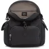 A black Kipling City Pack Mini backpack is shown with its main compartment open. Produktbild-Vorschau