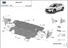 Protezione antincastro per il motore della Subaru XV Anteprima dell’immagine prodotto 3