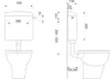 Wisa Toilettenspülkasten Start/Stopp 6(4,5-6) L, Weiß Produktbild-Vorschau 2