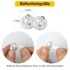 100 Mini-LED-Ballonlichter, warmweiße runde Partylichter Produktbild-Vorschau 2