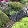 Metall Gartenbrücke Fleur de Lis Design 122x60x56 cm, Produktbild-Vorschau 1