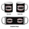 Vampirgebiss Horror Glitzer-Kaffeebecher für Halloween Produktbild-Vorschau 4