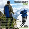 Skladacia turistická stolička, hojdacia stolička, NOVINKA – Náhľad obrázku produktu 3