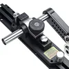 A close-up, angled view of a woodworking tool, specifically a push guide for a table saw, against a white background. Produktbild-Vorschau
