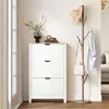 HOMCOM Schuhschrank Schuhregal mit Schublade für 18 Paar Produktbild-Vorschau 8