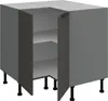Unterschrank LUNARA - 90x90 cm, Graphit/Anthrazit Produktbild-Vorschau 2